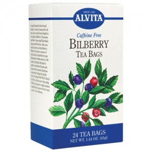 Alvita Bilberry Tea护肝明目 蓝莓/越橘/越桔茶24包装