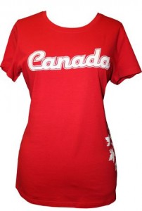 Canadiana Ladies Short Sleeve Tee女式纯棉T恤（Size: L）