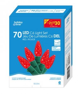 70 LED C6 light set