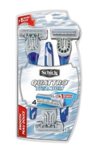 Quattro Titanium Smooth (3 Razors)