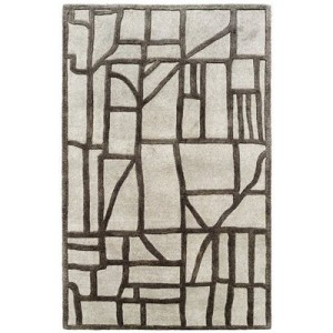 Beaulieu Canada Cosmopolitan Earthworks Pebble Area Rug, 5-ft 3-in x 7-ft 6-in手工纯毛地毯