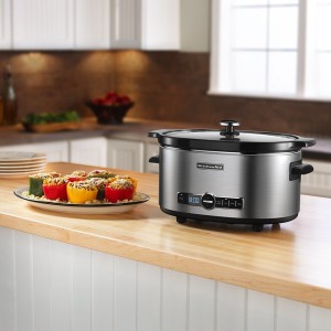 KitchenAid KSC6223SS 6-Quart Slow Cooker, Stainless Steel