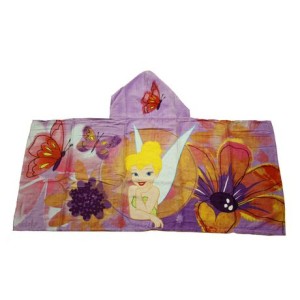 Fairies Purple hooded towel