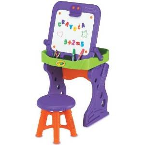 Crayola® 'First Art Studio' Art Easel/Desk With Stool