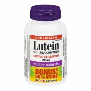 Webber Naturals Lutien with Zeaxanthin - 20mg - 30's