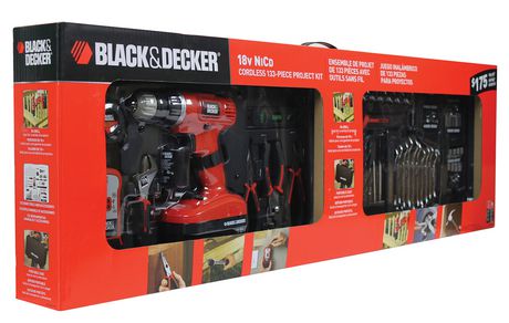 18V Nicad Cordless Drill 133pc Project Kit - GC1801PK