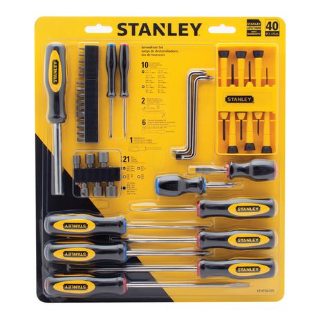 Stanley 40pc Screwdriver Set