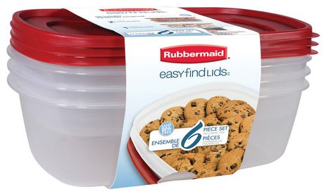 Rubbermaid 6pce XL EFL Set 6件套保鲜盒