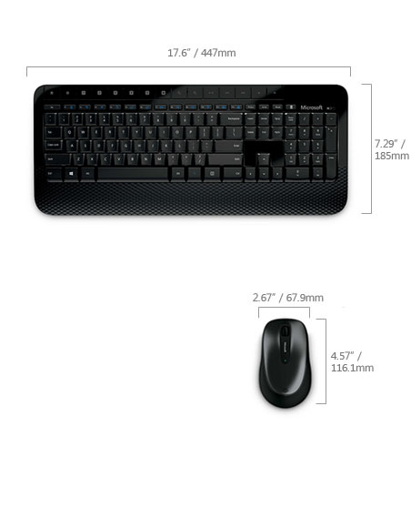 Microsoft Wireless Desktop 2000 (M7J-00002) 无线键鼠套装_加拿大打折网