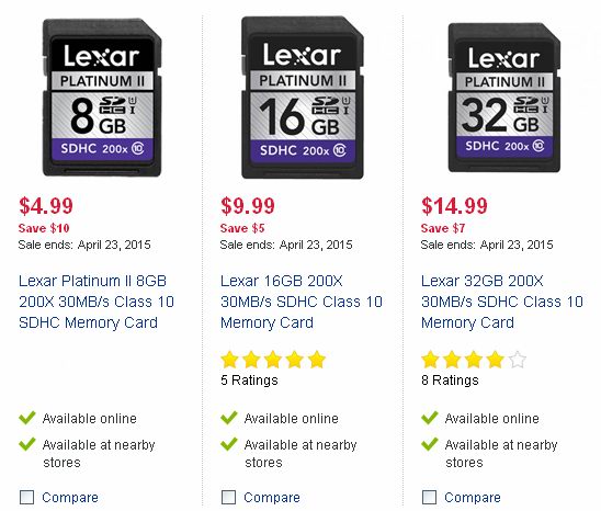 Lexar Platinum II 200X 30MB/s SDHC Class 10 Memory Card储存卡