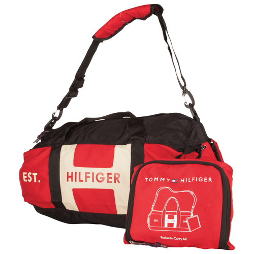 Tommy Hilfiger 21" Raider Duffle Bag 旅行包19.97元清仓（红绿可选）