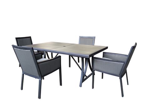 hometrends Rockhampton 5-Piece Dining Set室外餐桌椅五件套