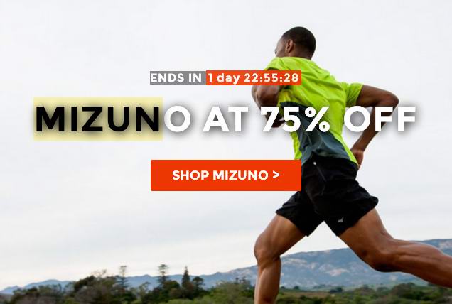 Mizuno美津浓运动服饰全面2.5折清仓