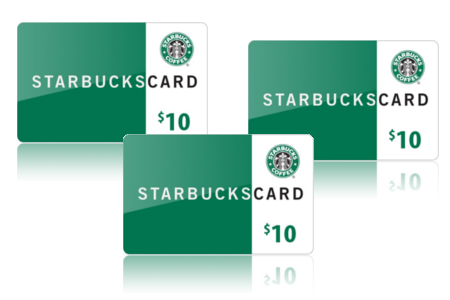 Starbucks Card eGift 星巴克10元电子礼金卡半价特卖