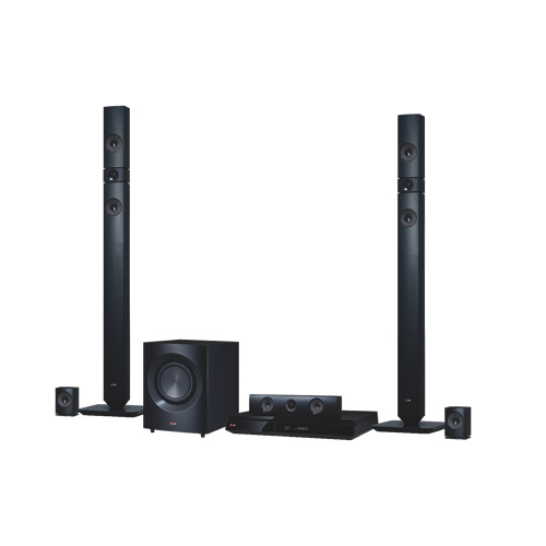 LG 1200-Watt 5.1 Channel 3D Blu-ray Home Theatre System (BH7430PB) 5.1声道3D蓝光WiFi蓝牙家庭影院