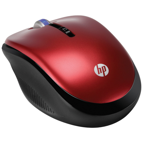 HP Wireless Mobile Mouse - Red无线鼠标