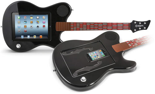 ION AUDIO ALL-STAR GUITAR 电子吉他FOR IPAD 2 3, iPhone 4, iPhone 4S, iPod touch (30-pin)