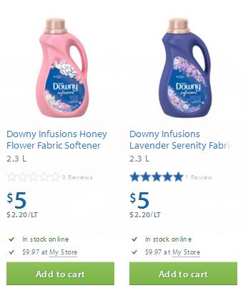 Downy Infusions Lavender Serenity Fabric Softener & Honey Flower Fabric Softener衣物柔顺剂