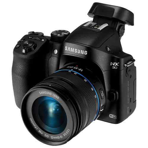 Samsung NX30 20.3MP Digital Camera 微型单电套机（18-55mm）