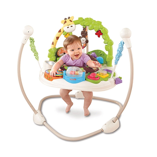 Fisher-Price Go Wild Jumperoo费雪婴儿跳跳椅半价特卖，另减10元