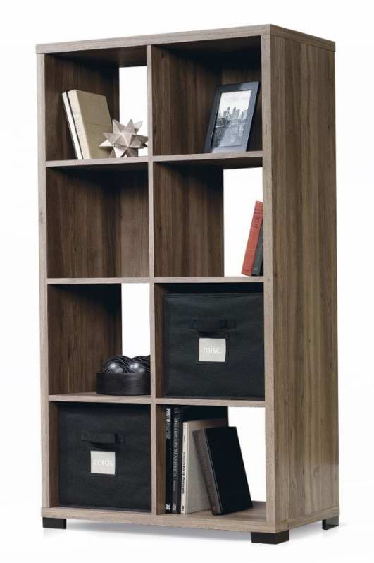 Sauder The Transit Collection 8-Cubby Bookcase书柜69.99元特卖