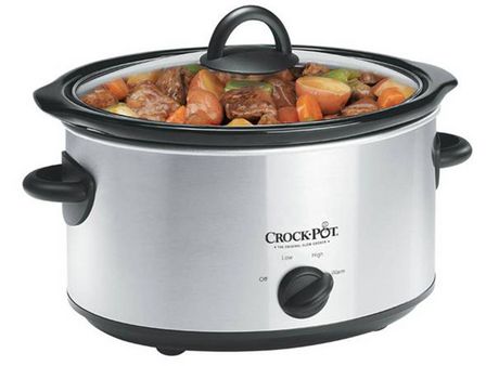 Crock-Pot Manual Slow Cooker 3.7 L不锈钢慢炖锅19.98元特卖