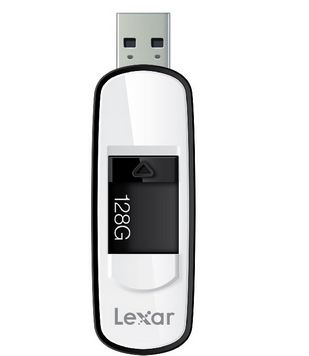  Lexar JumpDrive S75 128GB USB 3.0优盘特卖39.99元，原价46.97元，包邮