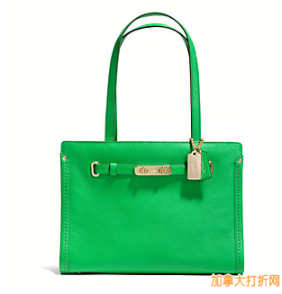 Coach Swagger 小号托特包特卖187.50元，原价350元