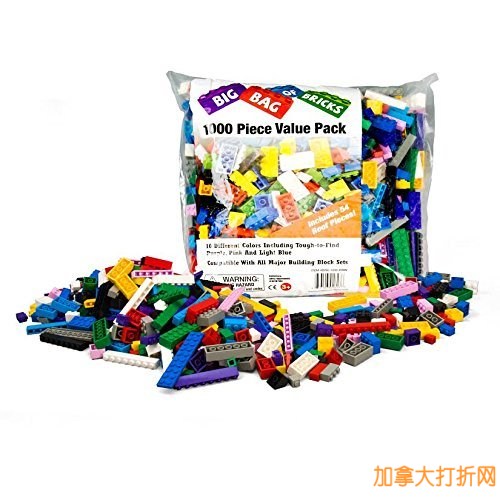 1054pcs 积木玩具与兼容LEGO，原价95.88元，现价49.95元，包邮