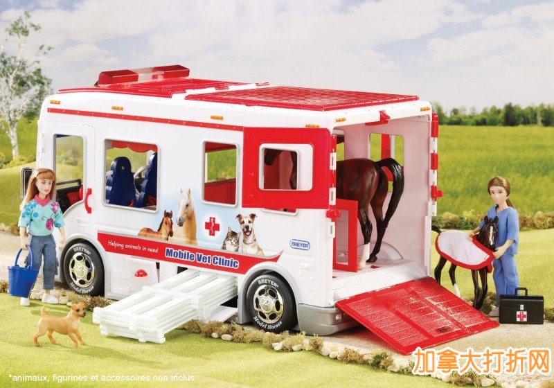 Breyer® Classic Mobile Vet Clinic 移动兽医诊所玩具特价43.99元，原价119.99元