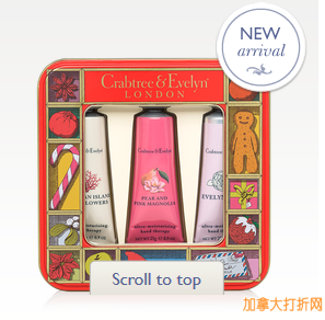 Crabtree & Evelyn 精选豪华护手套装15元热卖，原价29元