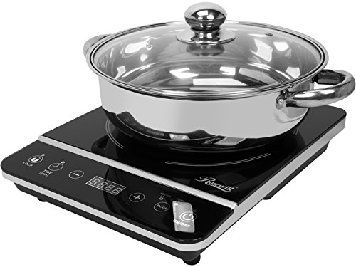 Rosewill 1800-Watt Induction Cooker Cooktop with Stainless Steel Pot 1800瓦电磁炉及不锈钢锅套装