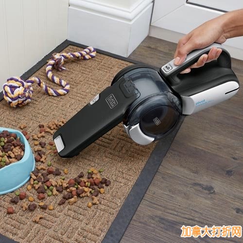  吸力强劲，清洗方便！Black and Decker BDH2000PL 无绳手持吸尘器69.99元限量特卖，原价99.99元