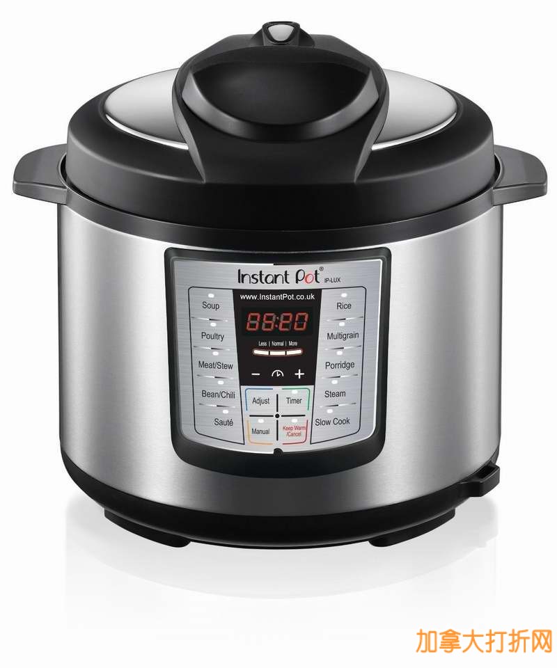 华人热推电高压锅又来了！Instant Pot IP-LUX60 6合一多功能电压力锅99.99元包邮！