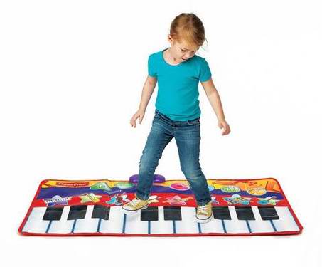 Fisher-Price Dancin Tunes Step-On Keyboard 脚踏式电子琴16.99元特卖