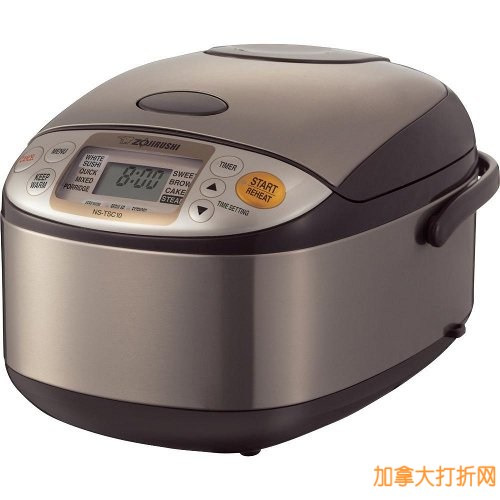 煮出美味可口的米饭！象印Zojirushi NS-TSC10 5.5杯多功能微电脑电饭煲139.99元限时特卖！