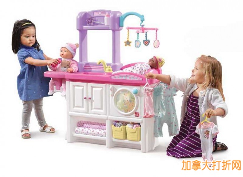 Step 2 Love & Care Deluxe Nursery Play Set 爱与关怀™豪华幼儿园玩具44.99元，原价109.99元，包邮