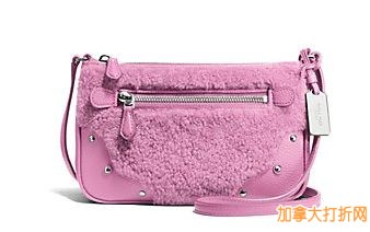 COACH Small Shearlochette-羊羔真皮斜挎包135元特卖（两种颜色可选），原价225元，包邮