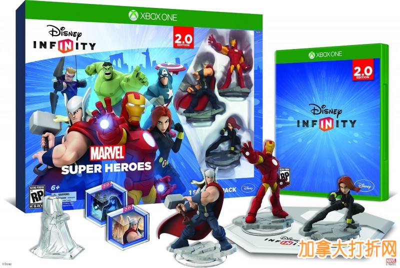 Disney Infinity 2.0: Marvel Super Heroes 迪士尼无限2.0：超级英雄单机特卖19.99元，原价74.99元