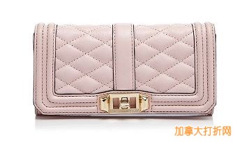 Rebecca Minkoff Mini Love Clutch 真皮女士单肩包特价151.86加元，原价255.21加元，包邮无关税！