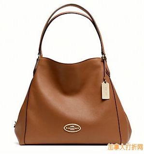 COACH Edie 女士真皮手提包特价285元，原价475元，包邮