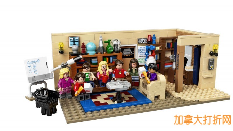 LEGO® Ideas - The Big Bang Theory (21302) 乐高 IDEAS系列生活大爆炸积木玩具特价50元，原价70元