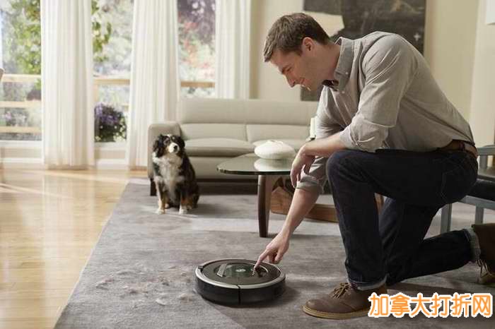 超强马力，动力十足，吸力惊人提升5倍！iRobot Roomba 870 智能全自动扫地机器人宠物、过敏版吸尘器549.99元限时特卖！