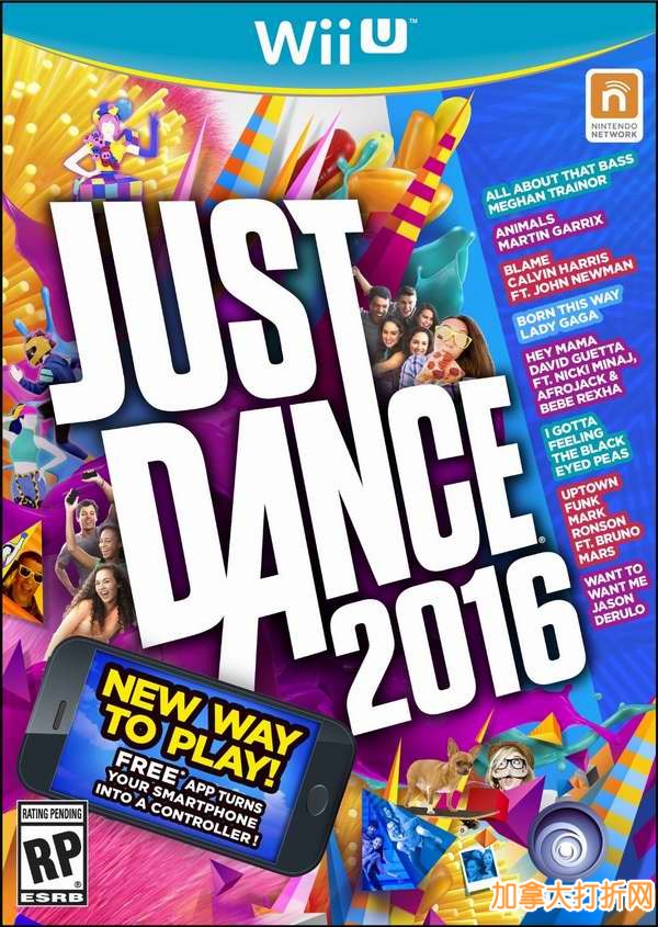 购买39.96元起Wii, Wii U, Xbox 360, Xbox One《Just Dance 2016》送价值29.99元《Just Dance Disney Party 2 》视频游戏