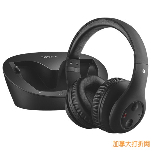 Insignia Wireless Over-Ear Headphones (NS-WHP314-C)无线耳机14.97元清仓