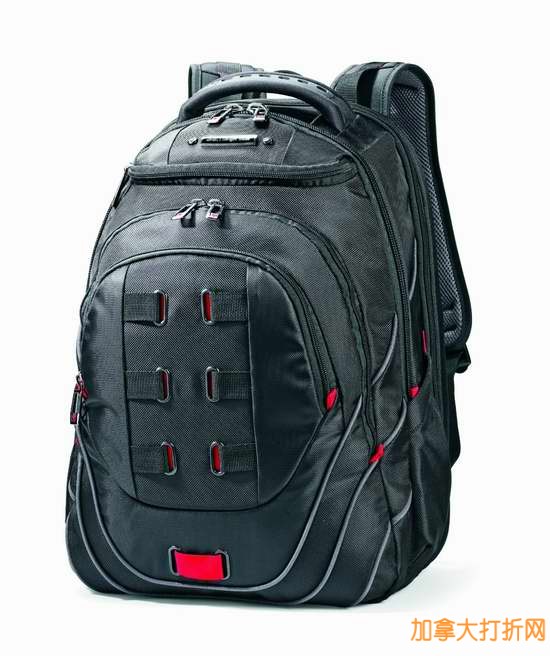 Samsonite新秀丽17寸 Laptop Backpack PFT 多用途电脑背包30.78元特卖！比美国特价还便宜65%！