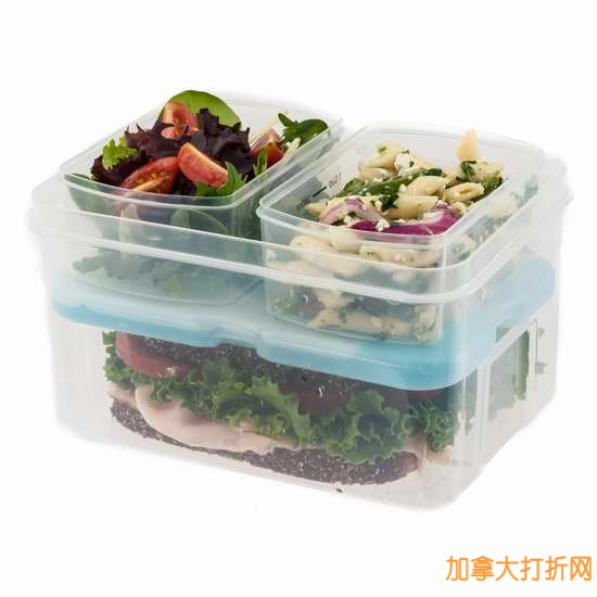 Fit & Fresh 飞度午餐保鲜盒套餐，含保冷冰袋12.99元限量特卖！