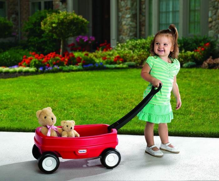  Little Tikes Lil' Wagon 儿童拉车玩具特价24.93元，原价38.39元