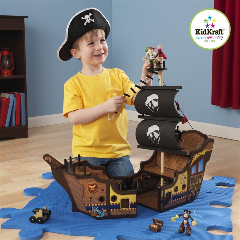 Pirate Ship 海盗船玩具特价29.5元，原价89.95元，包邮_加拿大打折网