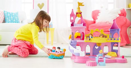  Fisher-Price 费雪牌迪士尼公主音乐跳舞宫玩具特价25元，原价49.94元